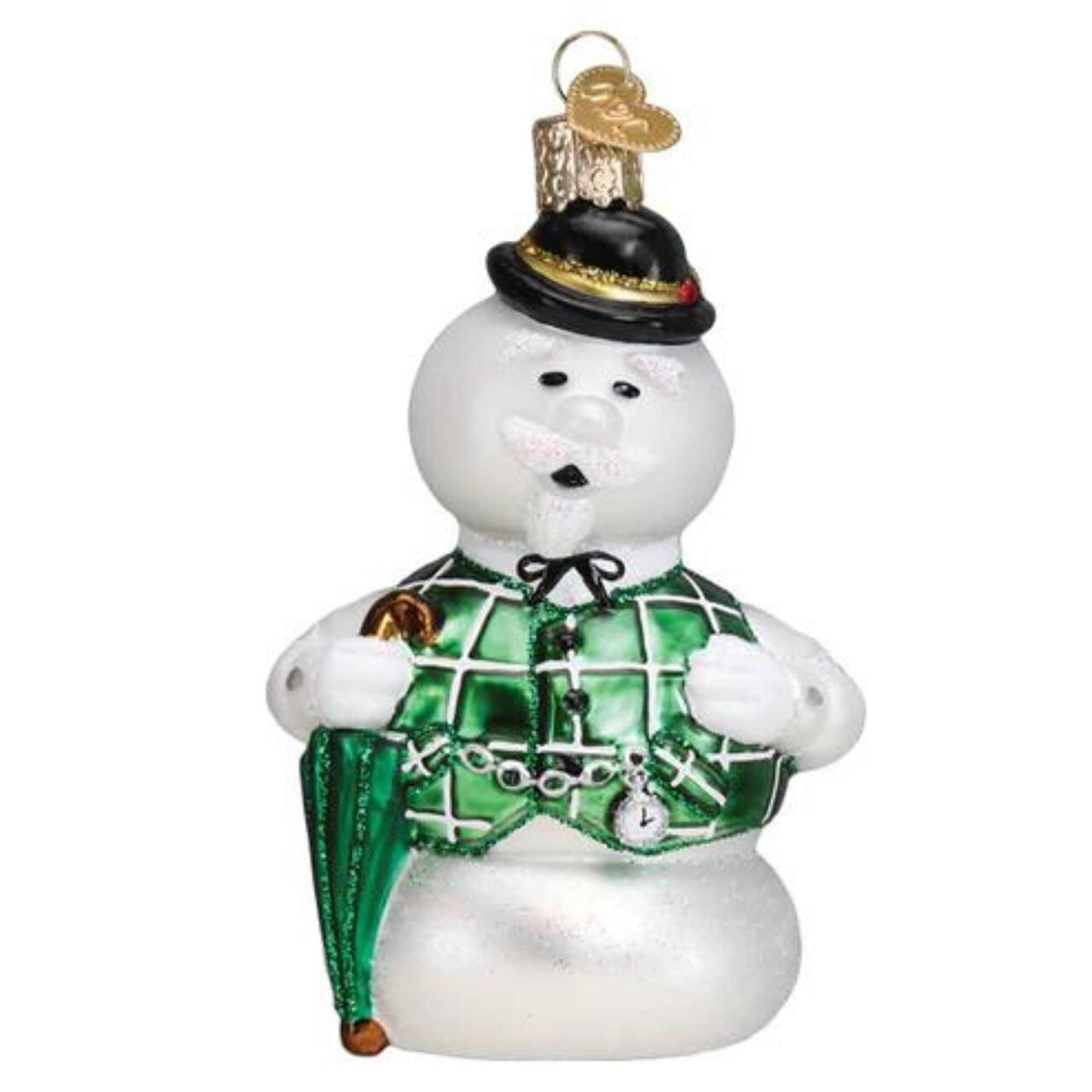 Old World Christmas 4.0 Inch Sam The Snowman Christmas Tree Ornament , Ornament Christmas Cartoon Rudolph